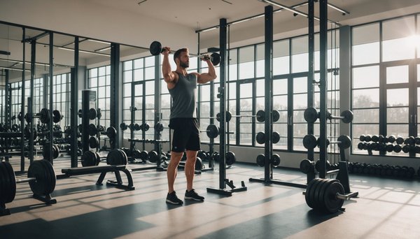 Transformez votre corps au club de fitness avec poids libres à Talence